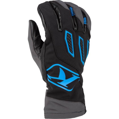 Rękawice KLIM Spool Electric Blue Lemonade - Black